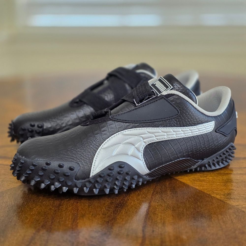 Puma Mostro x A$AP Rocky Men's Shoes Black Croc / Silver Size 9 New 404408-01